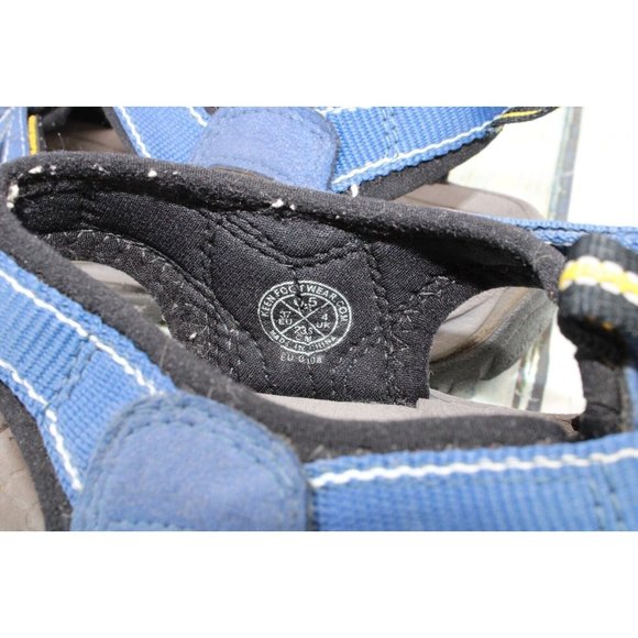 Keen Newport Blue Nylon Suede Bungee Waterproof Hiking Sandals Size US 6.5 - Picture 7 of 10